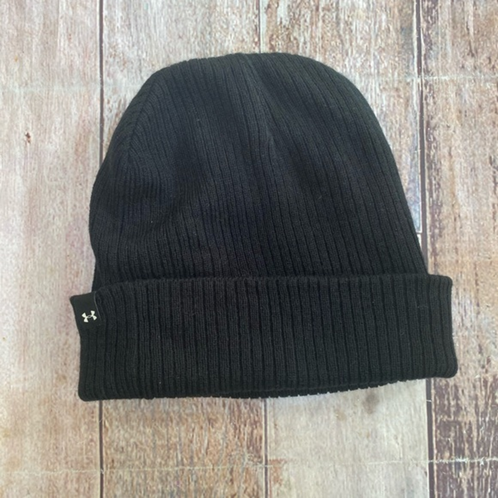 under armour black beanie hat one size fits‎ most